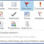 Filtrowanie zadań w programie Outlook