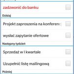 Synchronizacja zadań poczty Exchange w telefonie