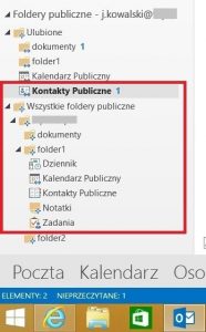 Foldery publiczne w Outlooku 2013 - Microsoft Exchange 2013