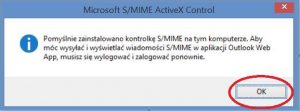 Szyfrowanie - Instalacja kontrolki S MIME na komputerze